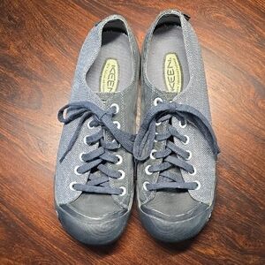 Keen Blue Lace-Up Sneakers